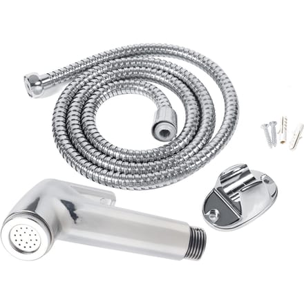 Multifunctionele ABS badkamer handdouche bidet douche sproeier slang houder muurbeugel set gray