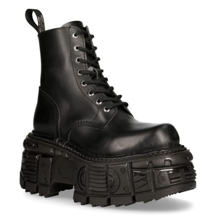 New Rock unisex militaire techno-platformlaarzen - M-MILI084N-S5