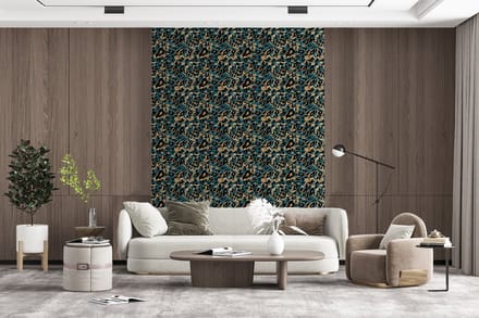 Behang - Fotobehang Panter - Luxe - Patronen - Breedte 190 cm x hoogte 260 cm