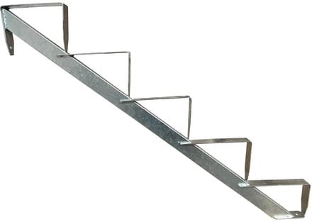 Houten Trapconstructie met 5 Treden voor Binnen en Buiten, Hoogte 91 cm