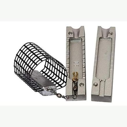 Zwemmen Feeder Kooi - Visgewicht Mal - Karpervissen - Maak Eigen Feeders - 60g - Grijs