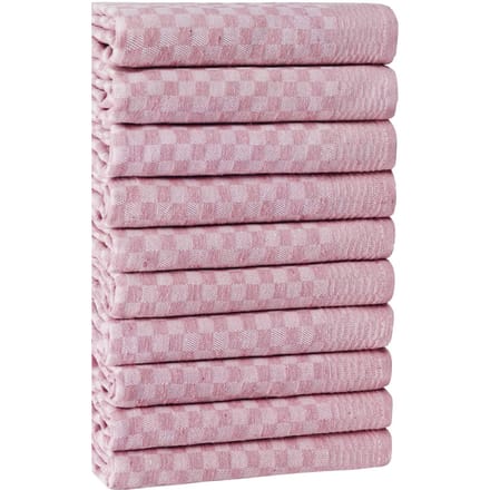 Asir - Keukenhanddoekenset - 40 x 60 cm - Roze - 10 Stuks