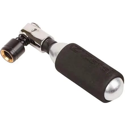 Zefal EZ Big Shot CO2 Pomp – Z Push Systeem – Staal – Recyclebaar – Zwart/Zilver