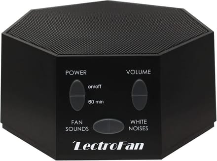 Geluidsapparaat - Witruismachine - Rustgevende Sfeer - Ventilatorgeluiden - 10.5 cm - Wit
