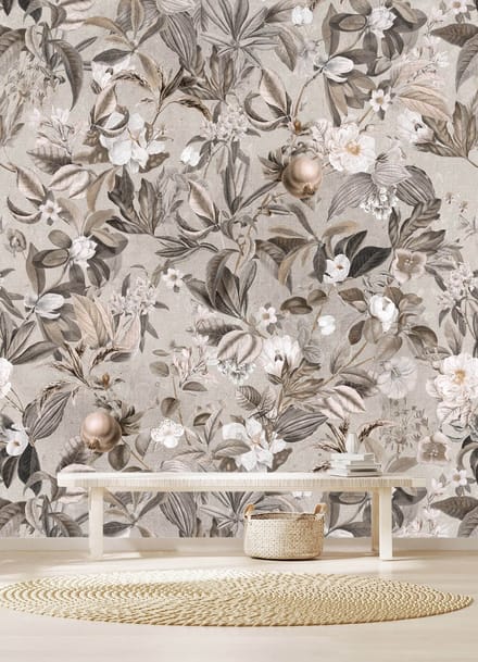 INGK - Romantic Nature Gray - Behang