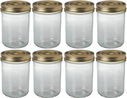 Le Parfait Weckpot/inmaakpot - 8x - met schroefdeksel - 750 ml