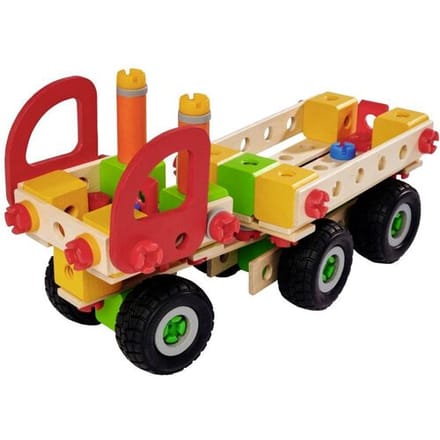 Eichhorn Constructieset Constructor Aantal onderdelen: 135 Aantal modellen: 4 Leeftijdsklasse: Vanaf 5 jaar
