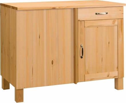 Alby-Hoekkast - 60 cm - Grenen Gebeitst