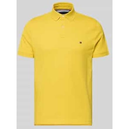 Tommy Hilfiger 1985 Regular Fit Korte Mouw Poloshirt Geel S Man