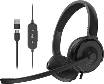 Headset Met Microfoon Voor Laptop - Headset Voor Laptop - Koptelefoon Met Microfoon Voor Laptop