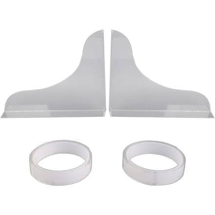 2 Stuks Badkuip Spatscherm Acryl Douche Bad Hoek Waterblokkerende Plaat voor Badkamer Keuken gray