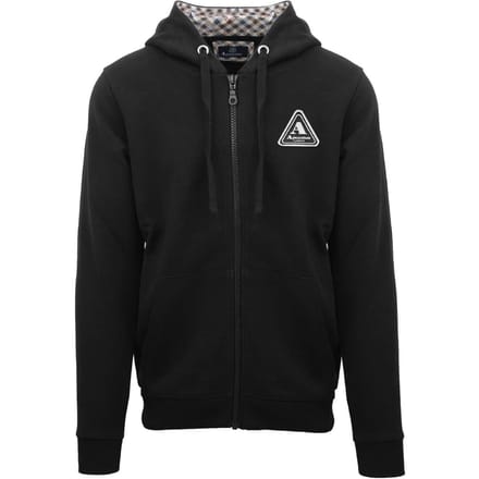 Aquascutum Heren Active Full Zip Hoodie (Zwart)
