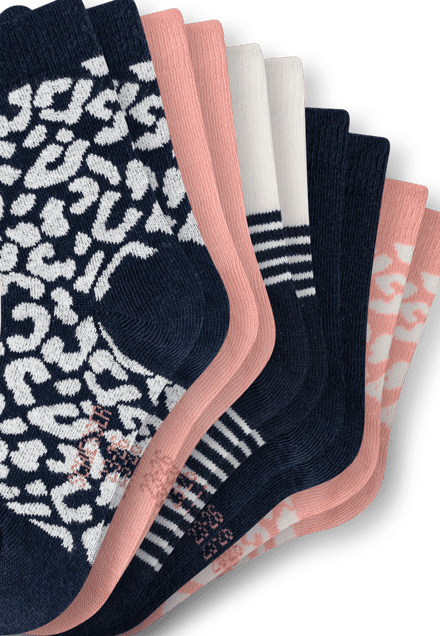 Meisjessokken, set van 5, meerkleurig - Legwear Kids 23/26