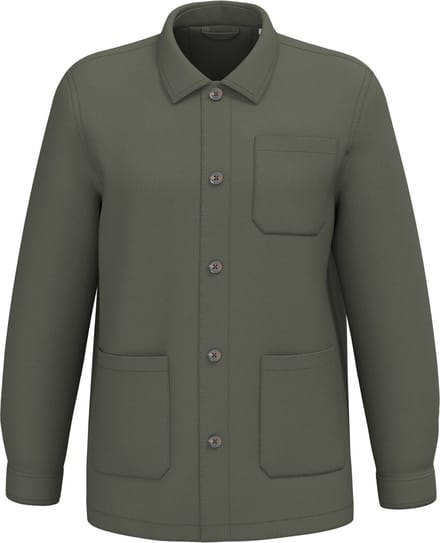 Native Spirit Gewassen ecologische workerjack voor heren NS611 - Washed Dark Camel - M