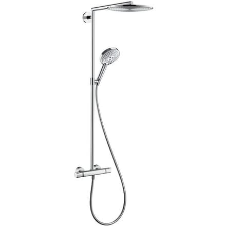 Hansgrohe Raindance Select Air Douchesysteem - Regendouche ø 30 cm - Inclusief thermostaatkraan - 15 cm hartafstand