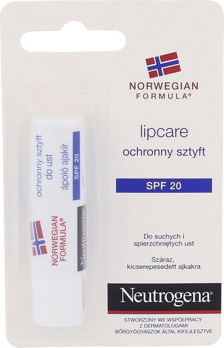 Norwegian Formula Lip Care Spf20 - Lip Balm 4 G