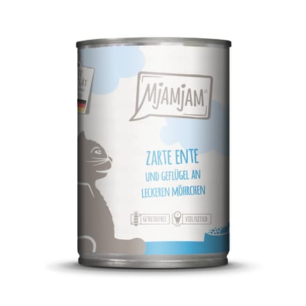 MjAMjAM Cat - Leckere Mahlzeiten Dose 6x400g | Ente & Geflügel