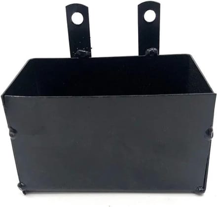 Batterijklep Frame - Accubak Houder - Motor Bescherming - Robuuste Constructie - Universele Pasvorm - Zwart