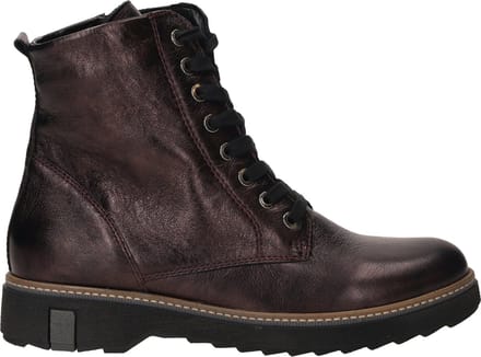 Waldläufer Met H Veterbooty Boots Dames - Paars - Maat 37,5