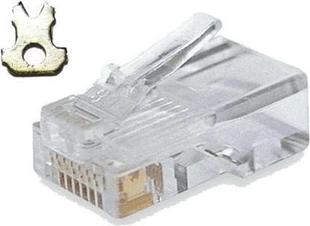 Modulaire RJ45 connector Cat6 (4stuks)