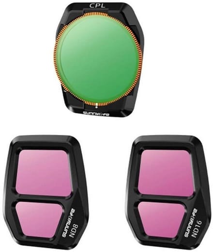 Sunnylife A3S-FI925CPL Adjustable Lens Filter Set CPL ND8 ND16 for Air 3S 3pcs
