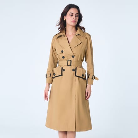 Lange trenchcoat