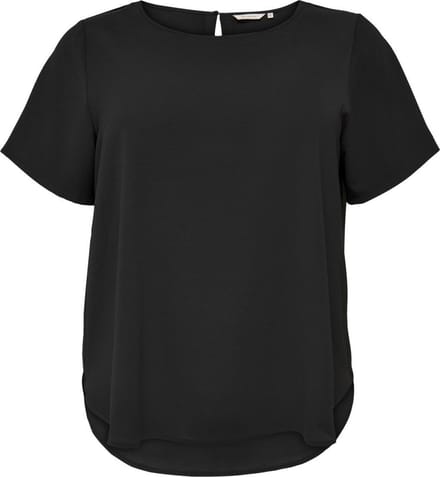 ONLY CARMAKOMA - CARVICA S/S TOP WVN NOOS Dames Top