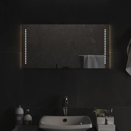 vidaXL - Badkamerspiegel - LED - 40x80 - cm