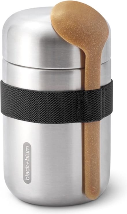 Black+Blum Food Flask - Thermo voedselcontainer - 0.4Ltr - Zwart