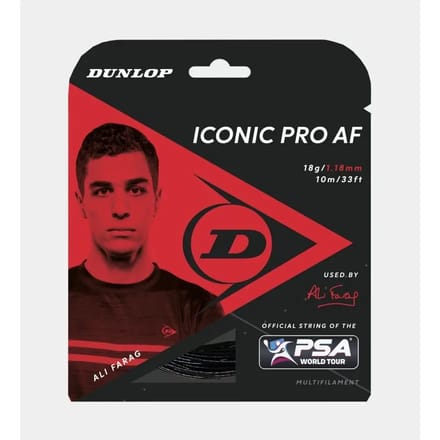 Squash racketsnaren Dunlop iconic pro af