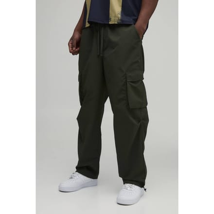Ballonmodel Cargobroek Met Koordstopper Aan Zoom | Khaki | Size Medium