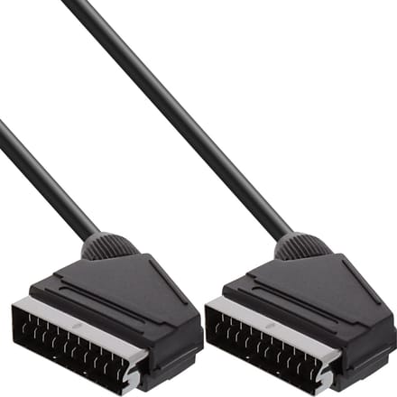 InLine® Scartkabel, male / male, 5m