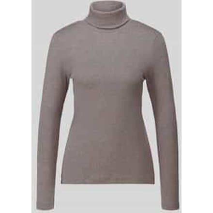 Dames T-shirt met lange mouwen slim fit col s.Oliver