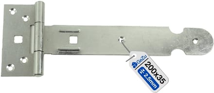 GeZu Impex T Scharnier 200 mm – Gegalvaniseerd