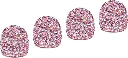 TT-products ventieldoppen Pink Diamond 4 stuks roze