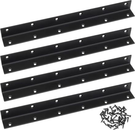 Hoekbeugel voor stevige wandmontage, 275x25x25mm, ideaal voor meubels en constructies