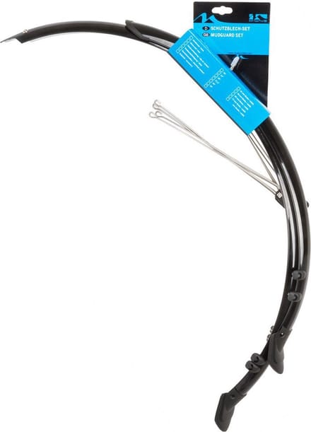 M-wave Mud Max Flex 28-29´´ Spatbordset Zwart 28-29´´