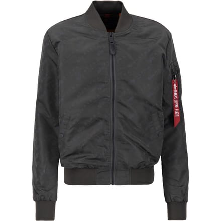 MA-1 Light Weight Allover Print Rainbow Reflective Bomber Jacket