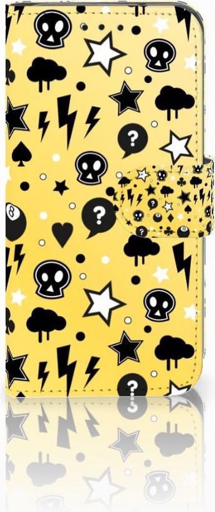 Telefoonhoesje met Naam Samsung Galaxy S10e Punk Geel