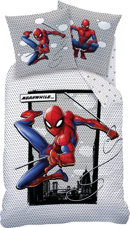 Spider-Man Dekbedovertrek Hero - Eenpersoons - 140 x 200 cm - Katoen