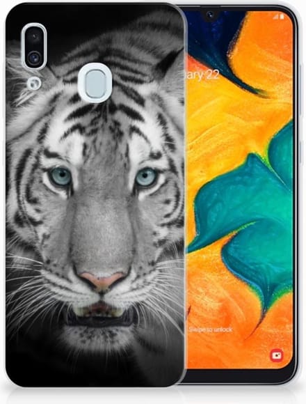 Samsung Galaxy A30 TPU Hoesje Tijger