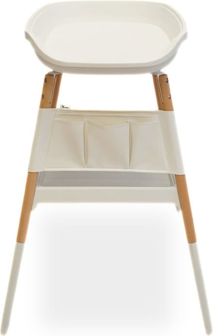 Bo Jungle - Balneo Changing Table Pure White - Luiertafel - Extra comfort en bescherming - Stevige poten