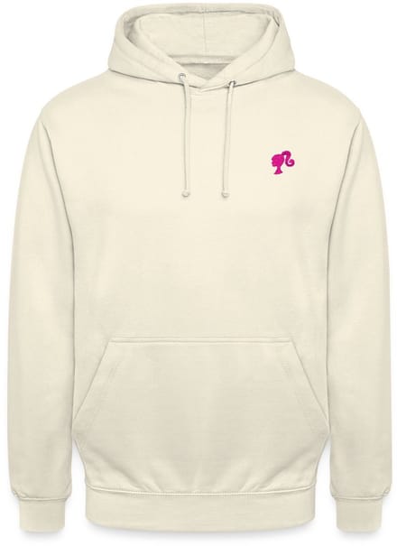 Barbie Silhouet Borduurwerk Hoodie Unisex