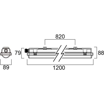 Sylvania Resisto vochtbestendig 1200 IP66 4.000K 20W