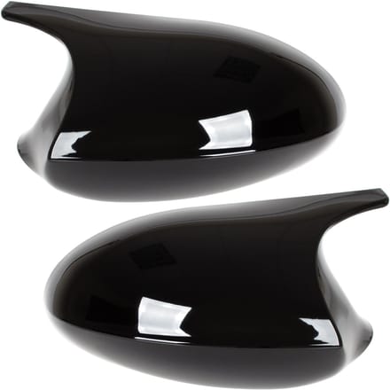 BMW 1 E81 E82 E87 E88 04-08 coque de rétroviseur NOIR BRILLANT gauche + droite 2 pièces. ENSEMBLE