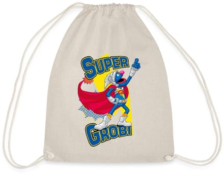 Sesamstraat Super Grobi Superheld Gymtas