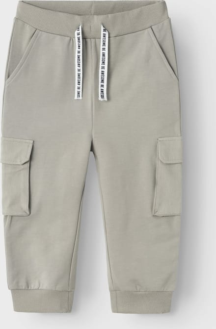 Name It mini jongens joggingbroek LUTIL Wild Dove Loose Fit - Maat 98