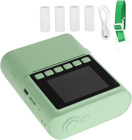 Kinder Camera - Direct Print - Momenten Vasten - Direct Print Functionaliteit - Compact Formaat - Groen