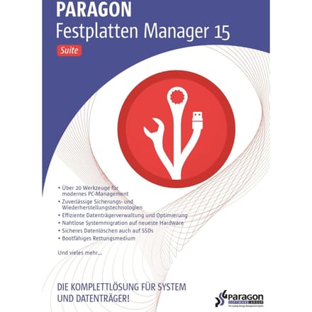Paragon Festplatten Manager 15 Suite