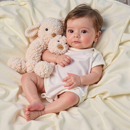 Realistische Siliconen Reborn Pop Meisje 48 cm - Anatomisch Correcte Babypop met Accessoires